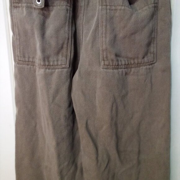 Zara Pants Girls 9 (134) Casual Elastic Drawstring Straight Brown - Picture 15 of 16